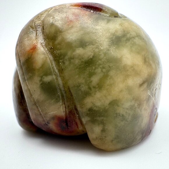 Jade Carved Mythical Beast Figurine Rustic Stone Antique 17 c ? - Picture 10 of 11